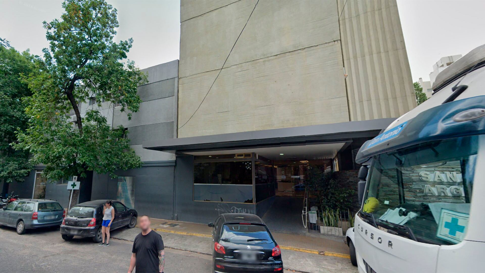 La víctima había sido derivada al Sanatorio Argentino por ART (Google Maps)