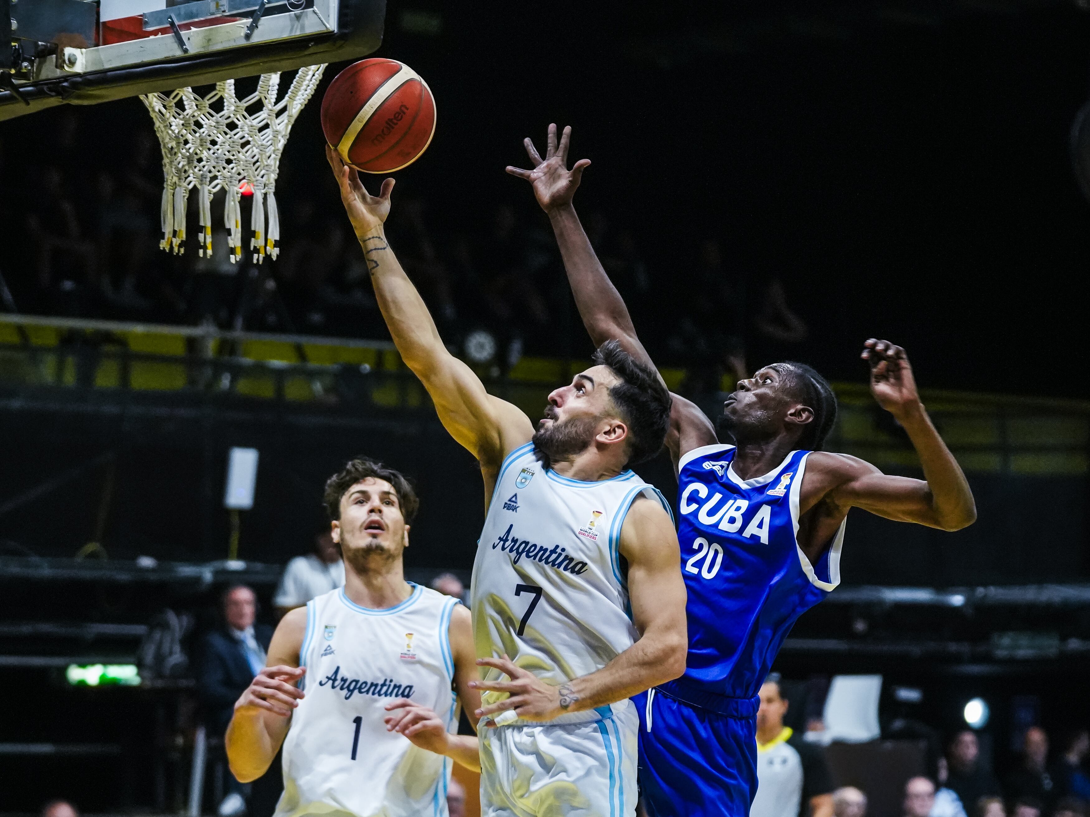 Facundo Campazzo fue una garantía en el triunfo argentino (Crédito: Prensa CAB / Javier Centeno)