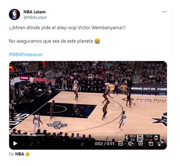 La NBA, enloquecida con Victor