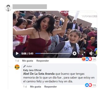 La respuesta de Katy Jara