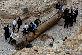 Los aparentes restos de un