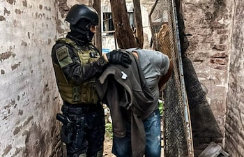 Durante el operativo en Córdoba,