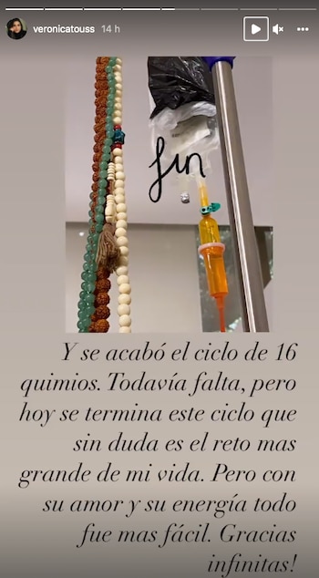 La conductora detalló por su