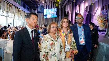 Más de 1,3 millones de personas han visitado el stand colombiano en la Expo Universal Osaka 2025 - crédito @CarCaballeroV/X