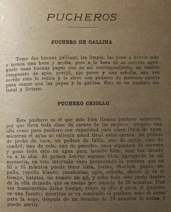 Dos de sus recetas más