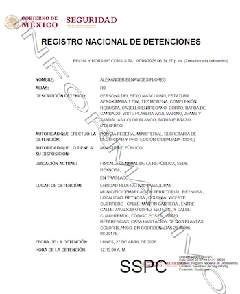 Registro Nacional de Detenciones confirma la identidad del Metro 9. Crédito: RND