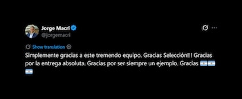 Los mensajes del arco político tras la derrota de la selección argentina ante España en la final del Mundial