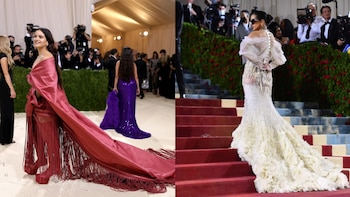 Rosalía, de Rick Owens (izquierda)