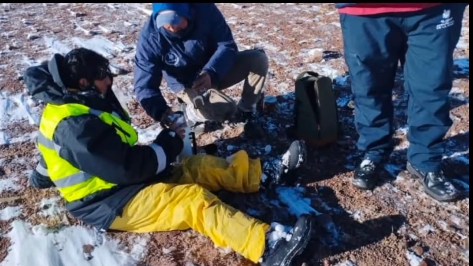 Rescataron con vida a los mineros atrapados por una tormenta de nieve en la puna de Catamarca