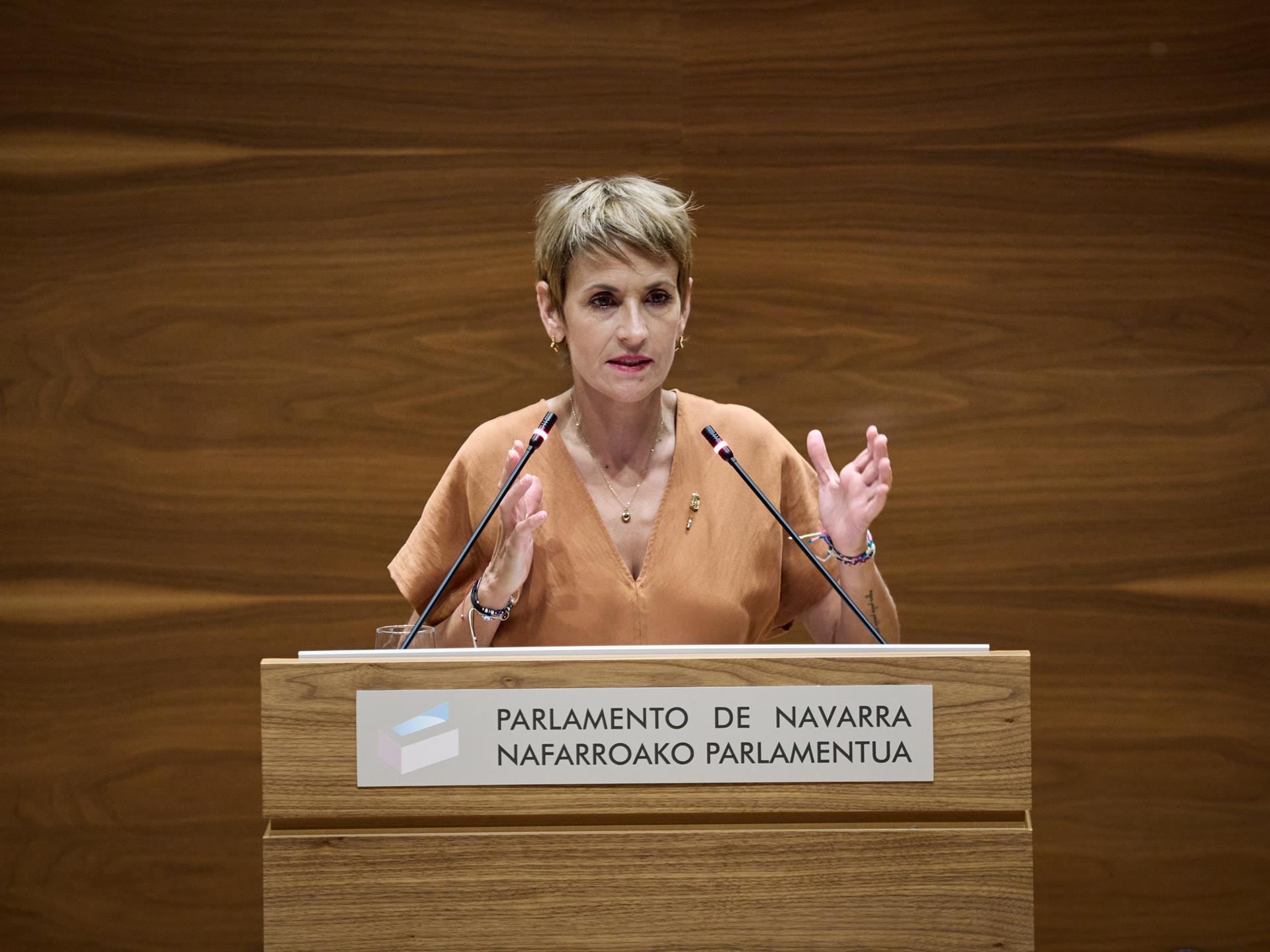 Chivite comparte con el embajador en Perú los proyectos de cooperación de Navarra en el país andino