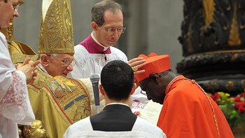 La ordenación cardenalicia de Robert