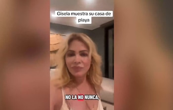 Gisela Valcárcel muestra por primera