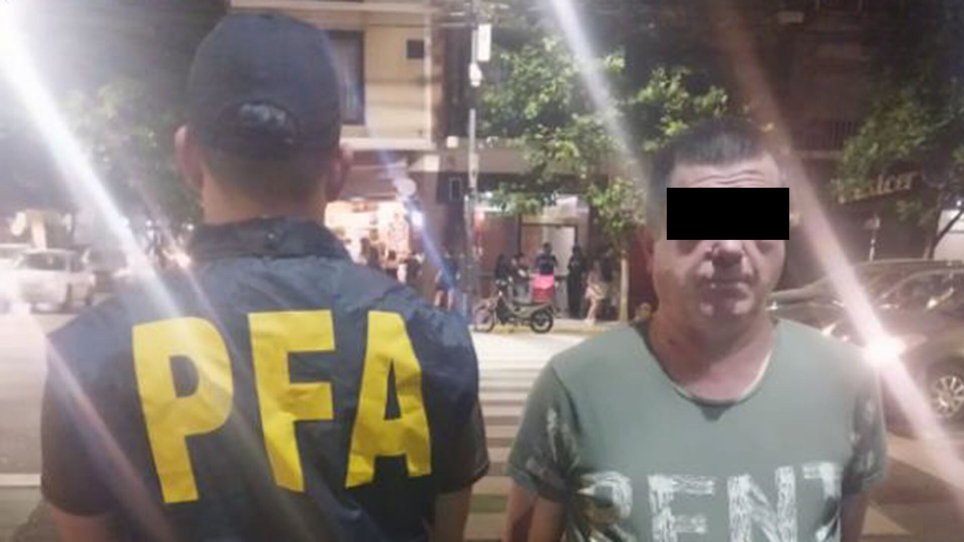 D.D.C. tras ser detenido el viernes pasado