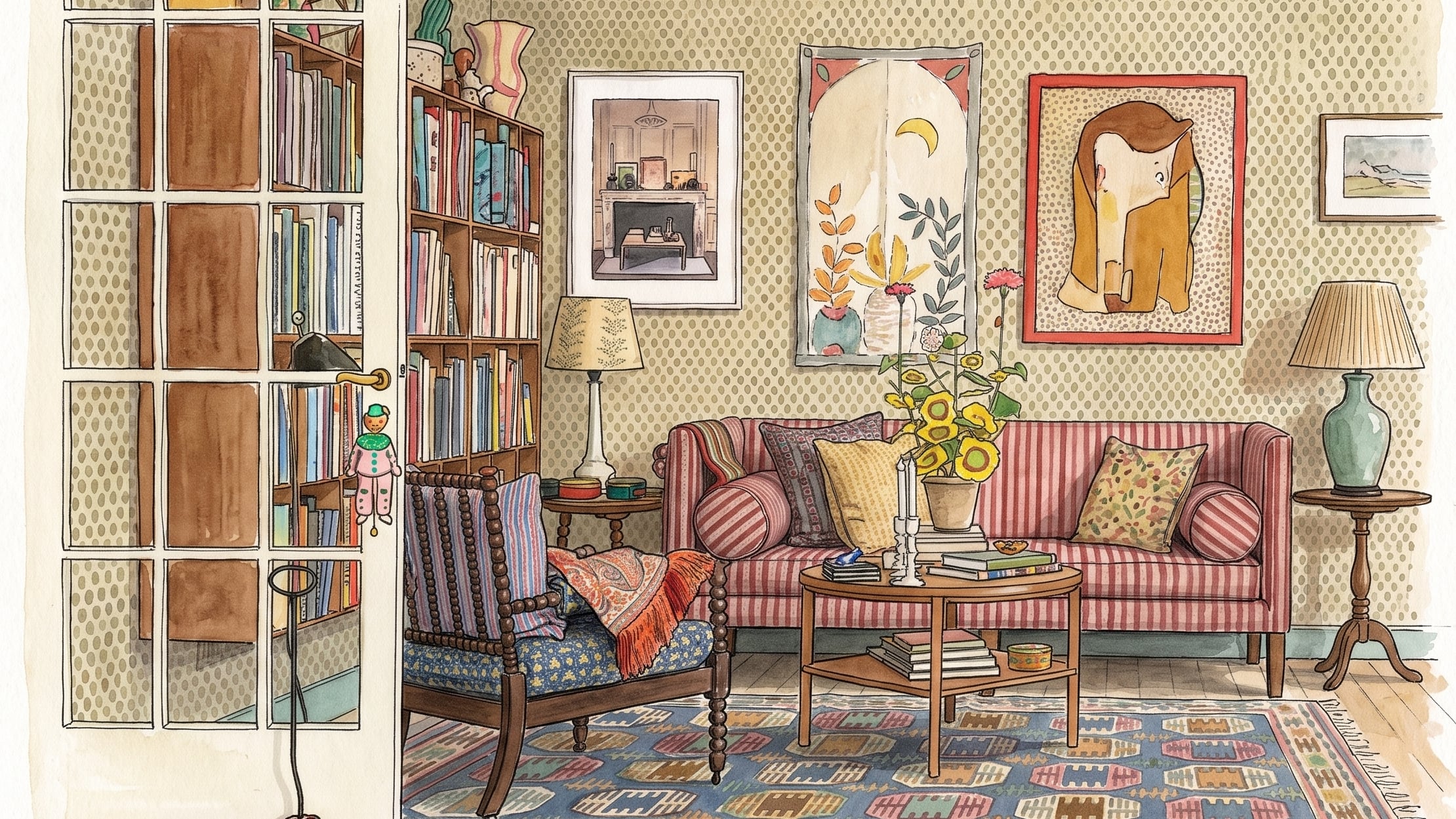 El granny cool mezcla nostalgia, colores intensos y una estética menos pulida. (Imagen Ilustrativa Infobae)