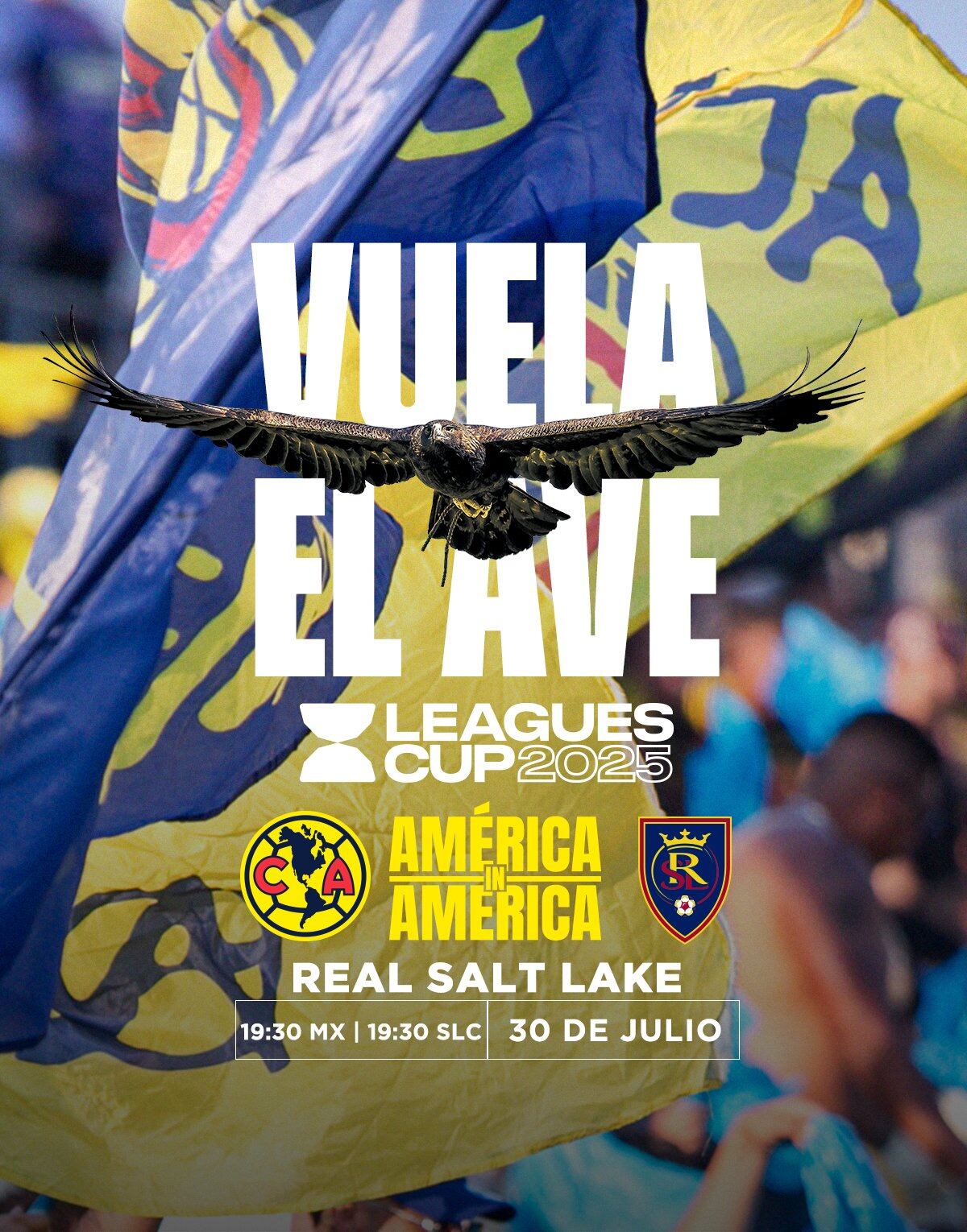 Las Águilas disputarán su primer compromiso ante el cuadro de Utah. (X/Club América)