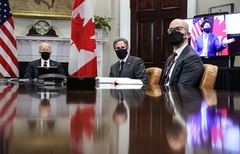 El presidente estadoundense Joe Biden