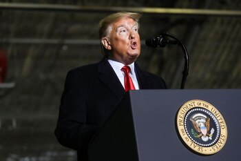 El presidente de EE.UU. Donald