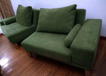 El sofá, además, podía transformarse