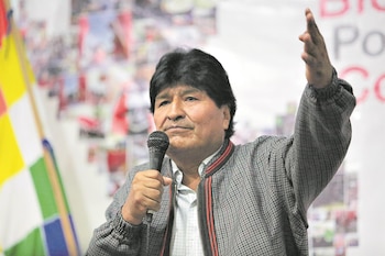 Evo Morales permanece en el