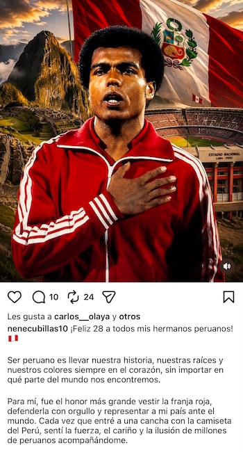 Teófilo Cubillas compartió su orgullo por representar a la selección peruana en su momento.