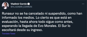 Mirth Vásquez sobre Runasur: “No