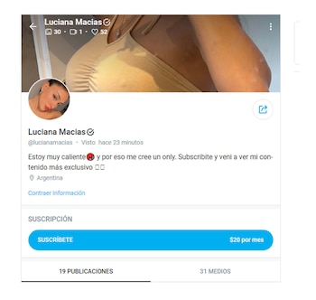 El perfil de Luciana Macías