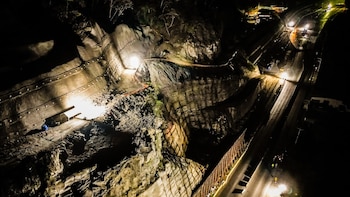 El Salvador: El Ministerio de Obras Públicas ejecuta explosiones controladas en Los Chorros