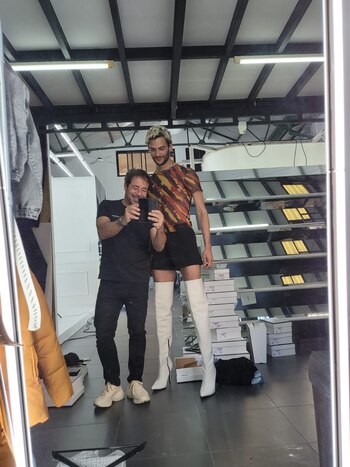 Una de las selfies del