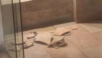 Restos de la vasija rota