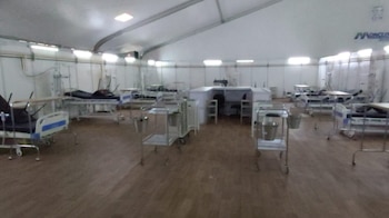 Hospital Móvil Amparo Pape de Benavides por dentro en junio del 2021.