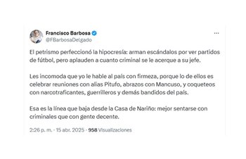 Con este mensaje, el exfiscal