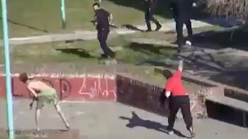 “El Leyo”, experto en kickboxing