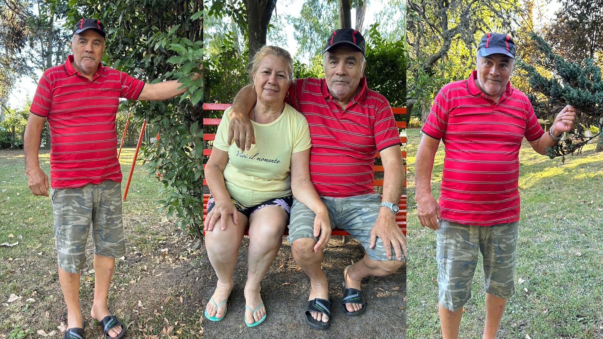 Luis Valor vive en una quinta de Pilar con Nancy, su pareja