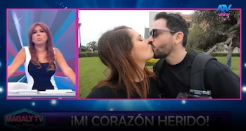 Ángel Fernández responde a amiga de Yiddá Eslava tras acusación de deuda: “¿De dónde sacan los seis mil soles?”. Captura: Magaly TV La Firme.