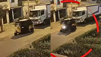 Una mototaxi es interceptada por