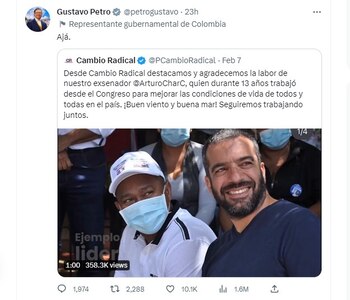 El presidente Gustavo Petro hizo