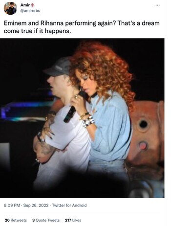 Reacciones por show de Rihanna