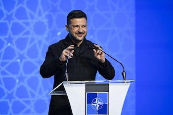 Zelensky reclama de nuevo el ingreso de Ucrania en la OTAN: "Nuestra capacidad haría a la Alianza más fuerte"