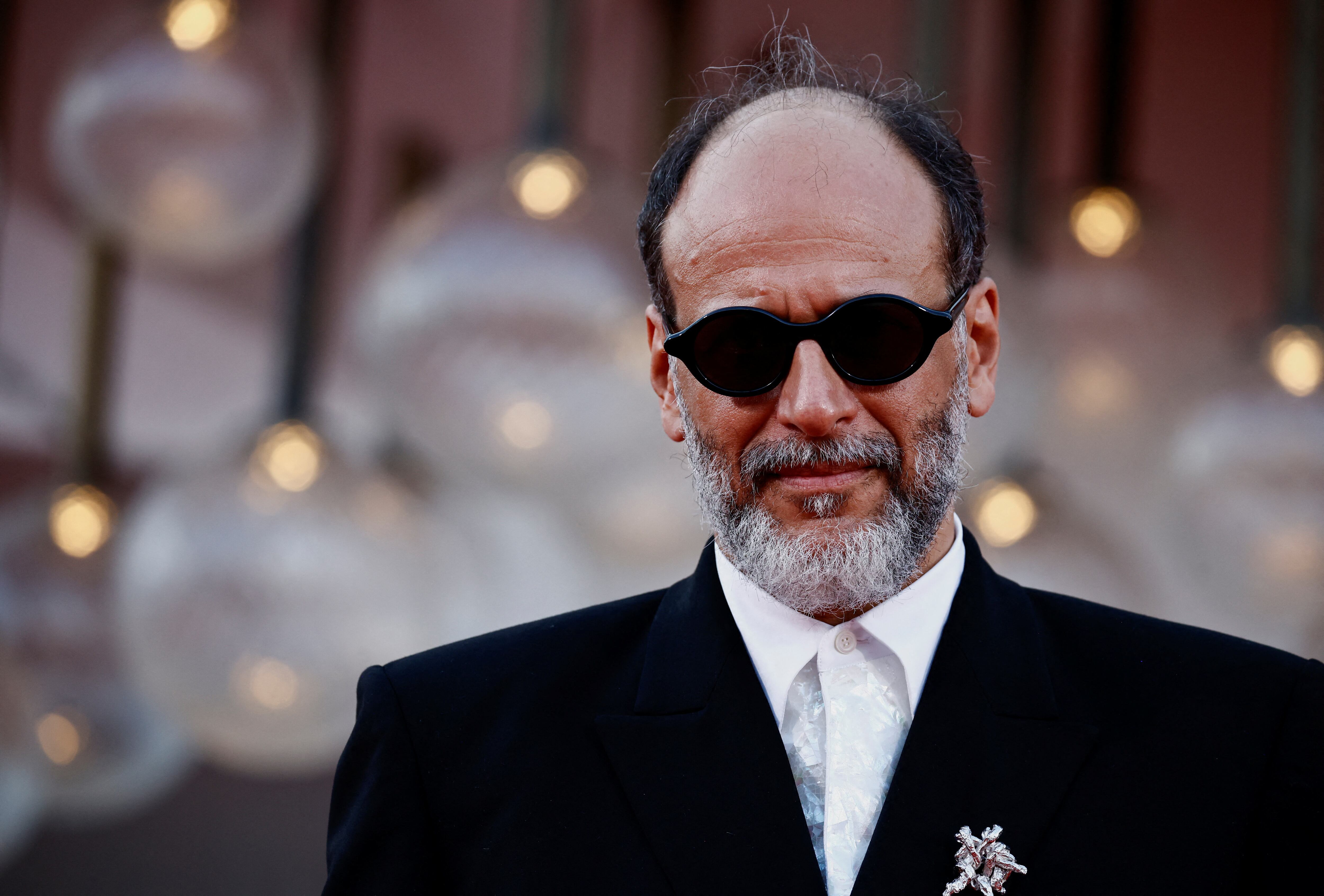 Luca Guadagnino poses on the red carpet during arrivals for the screening of the movie