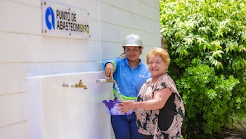 Entregaron segunda planta desalinizadora que dará agua a 140 familias en La Libertad, El Salvador