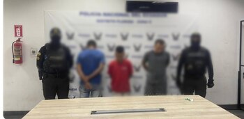 Tres sospechosos, incluido un menor