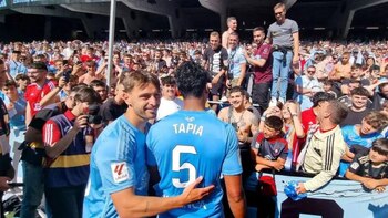 Tapia se marchó en medio