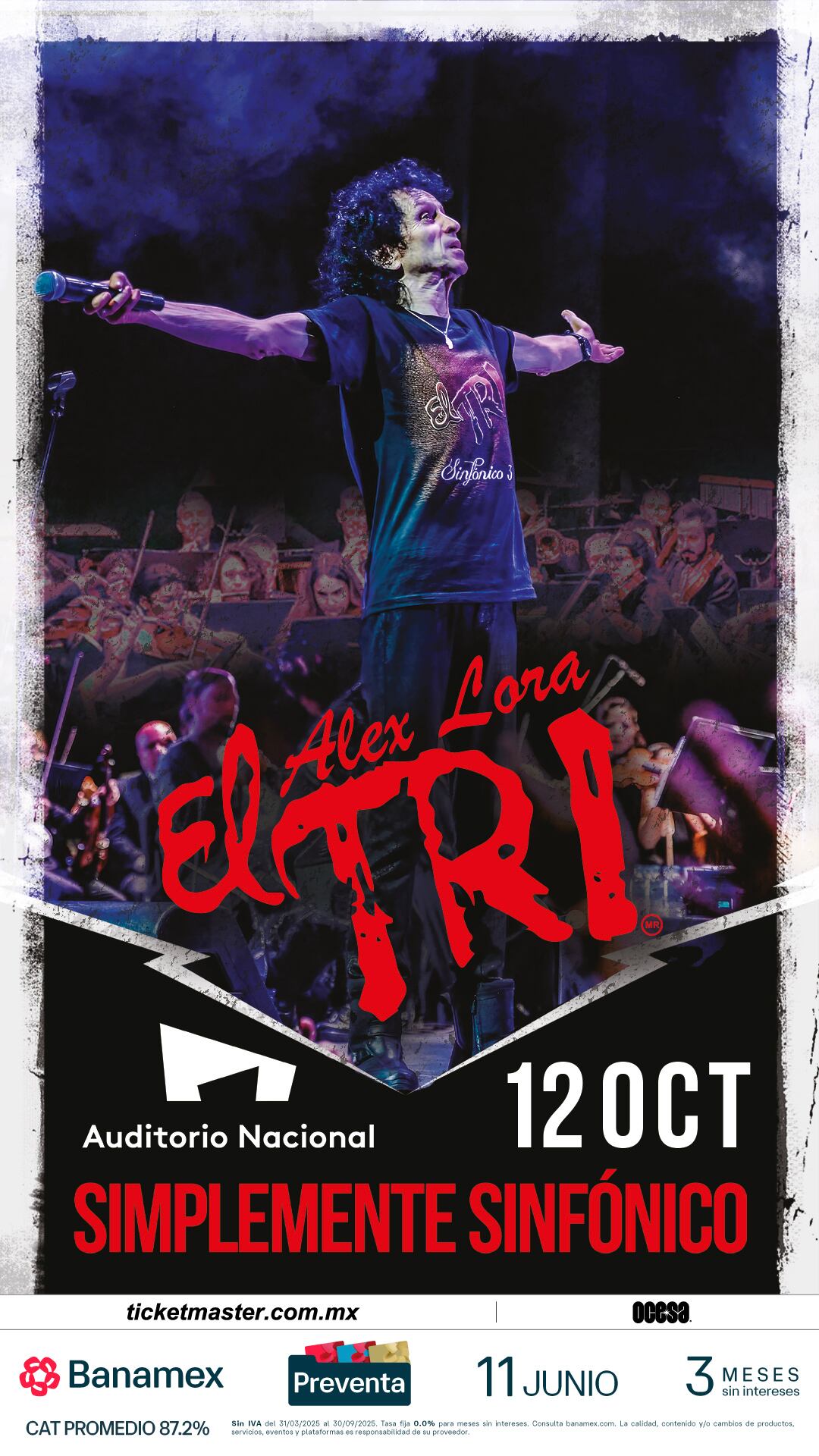 La orquesta Esperanza Azteca, dirigida por Julio Saldaña, acompañará a El TRI en este espectáculo especial (Ocesa)