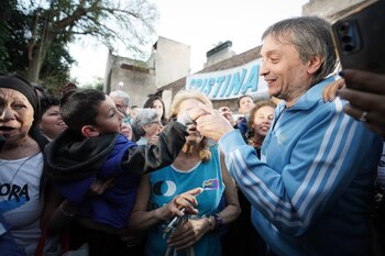 Máximo Kirchner en Avellaneda