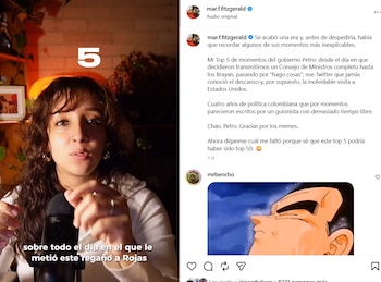 María Fernanda Fitzgerald compartió el video en su cuenta de Instagram el viernes 7 de agosto de 2026 - crédito @mar.f.fitzgerald/IG