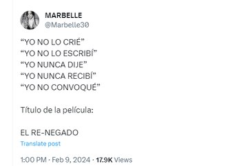 Marbelle aprovechó para burlarse de