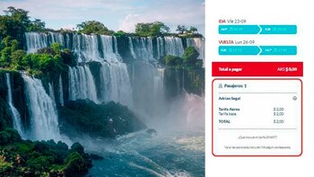 Viajará a las Cataratas y