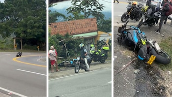 Gobernador de Cundinamarca reveló que accidente de motociclista en vía La Mesa-Mosquera ocurrió mientras grababan video sobre “cómo tomar una curva”
