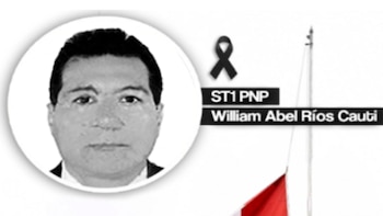 Agente William Ríos Cauti, baleado