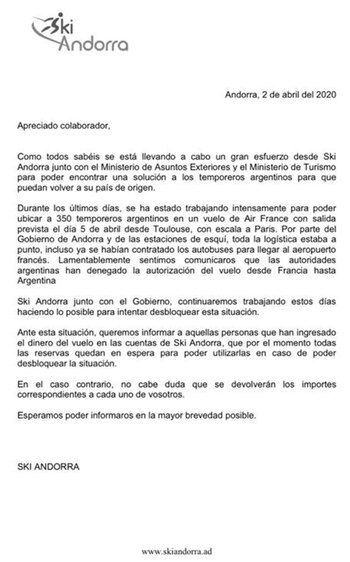 Varados en Andorra